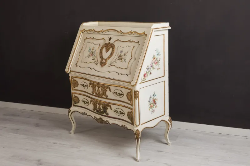 Pamono Hand-Painted and Gilded Secretaire, 1950s> Secretaires