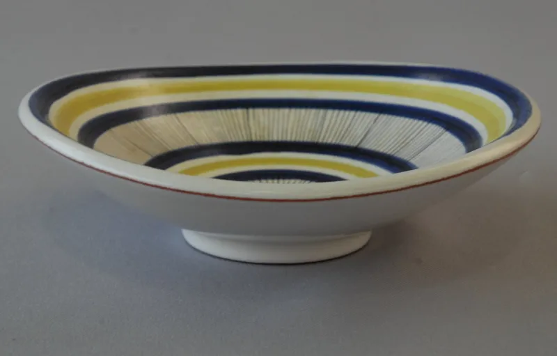 Sale Pamono Hand-Painted Bowl by Stig Lindberg for Gustavsberg, Sweden, 1950s
