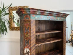 Pamono Hand-Painted Farmers Shelf, Bookcase, Tyrol Farmers Box, Riders Box G2030><noscript><img width=