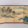 Pamono Hand-Painted Folding Screen, Japan, 1960s> Room Dividers & Screens