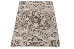 Discount Pamono Handwoven Chain Stitch Pattern Rug from R&K Principal Jahanshah Nazmiyal