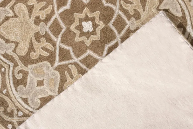 Discount Pamono Handwoven Chain Stitch Pattern Rug from R&K Principal Jahanshah Nazmiyal