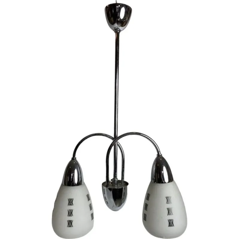 Clearance Pamono Hanging Lamp attributed to Elektroinstala Jílové, 1970s