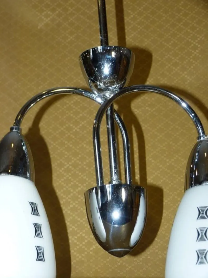Clearance Pamono Hanging Lamp attributed to Elektroinstala Jílové, 1970s