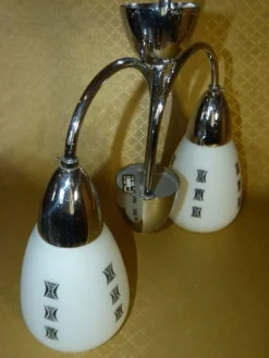Clearance Pamono Hanging Lamp attributed to Elektroinstala Jílové, 1970s