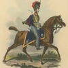 Pamono Hanoverian Guard Hussar Officer Elegance, Print> Posters