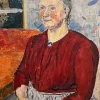 Pamono Hans Berger, Housewife, Oil on Canvas> Painting