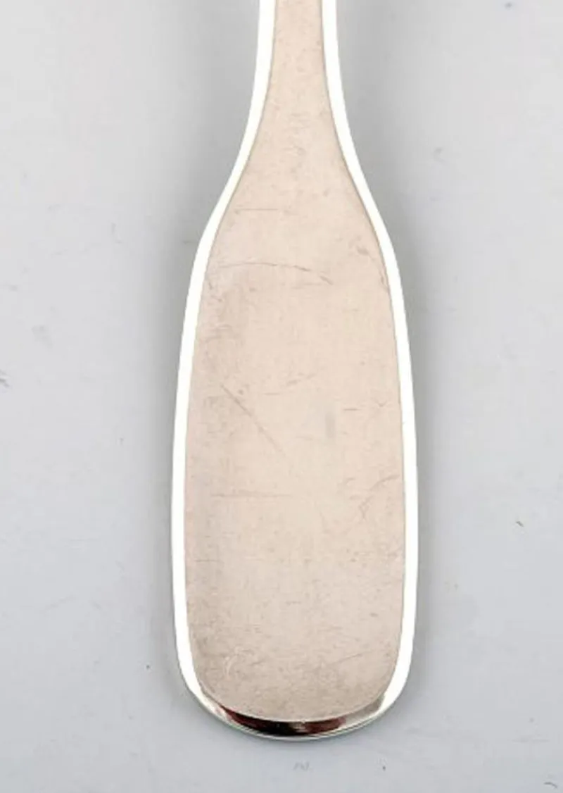 Pamono Hans Hansen Silver Cutlery Susanne in Sterling Silver, 20th Century, Set of 18> Cutlery & Serving Utensils