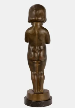 Pamono Hans Harders, Boy Playing the Shawm, 1920s, Bronze><noscript><img width=