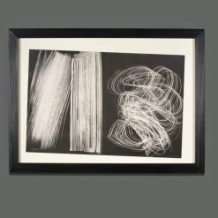 Pamono Hans Hartung, Farandole, 1971, Lithograph, Framed> Minimalist
