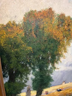 Pamono Hans Wilt, Landscape, 1890s, Oil on Canvas, Framed><noscript><img width=