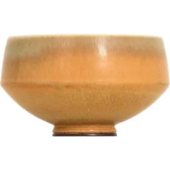 Pamono Hare Fur Glazed Ceramic Bowl attributed to Berndt Friberg, 1962> Bowls