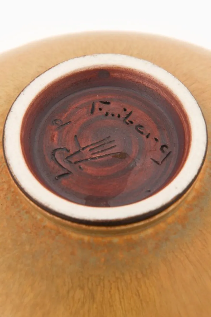 Pamono Hare Fur Glazed Ceramic Bowl attributed to Berndt Friberg, 1962> Bowls
