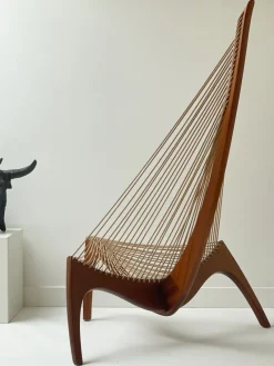 Pamono Harp Chair by Jørgen Høvelskov for Christensen & Larsen, 1970> Lounge Chairs & Armchairs