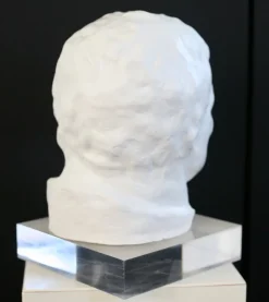 New Pamono Head Sculpture, 1970s, Plaster