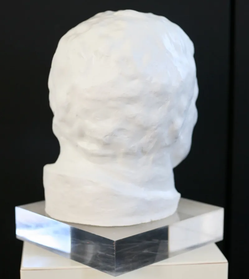 New Pamono Head Sculpture, 1970s, Plaster