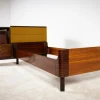 Pamono Headboard with Single Bed from Mim Roma, Italy, 1960s