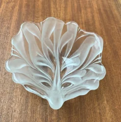 Best Pamono Heavy Vintage German Floral Glass Bowl from Walther Glas, 1970s