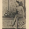 New Pamono Heinz von Perckhammer, Nude Chinese Girl with Flower Vase, Original Heliogravure, 1928