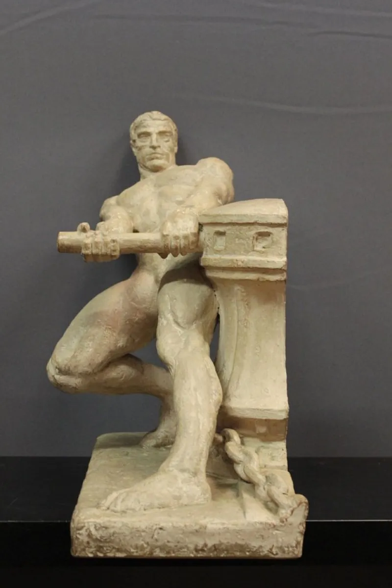 Outlet Pamono Henri Bargas, La Force, 1930, Terracotta