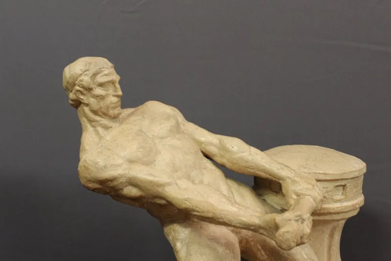 Outlet Pamono Henri Bargas, La Force, 1930, Terracotta