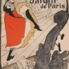 Pamono Henri de Toulouse-Lautrec, Jane Avril from Les Maîtres de L'Affiche, 1898, Original Lithograph> Art Nouveau