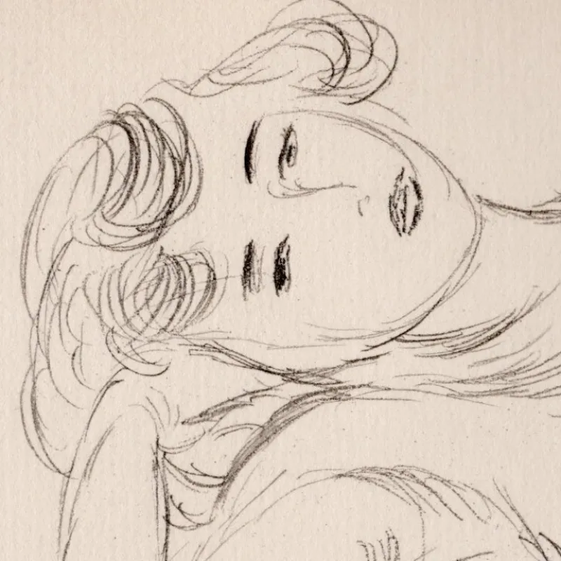 New Pamono Henri Matisse, Lying Nude Girl, Original Lithograph, 1920