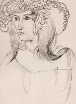 Discount Pamono Henri Matisse, Portrait of a Lady, Original Lithograph, 1920