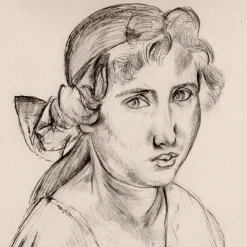 Pamono Henri Matisse, Portrait of a Lady, Original Lithograph, 1920> Classical|Art Deco