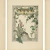Pamono Henry Lambert, Floral Harmony, 1896, Paper, Set of 3> Art Nouveau