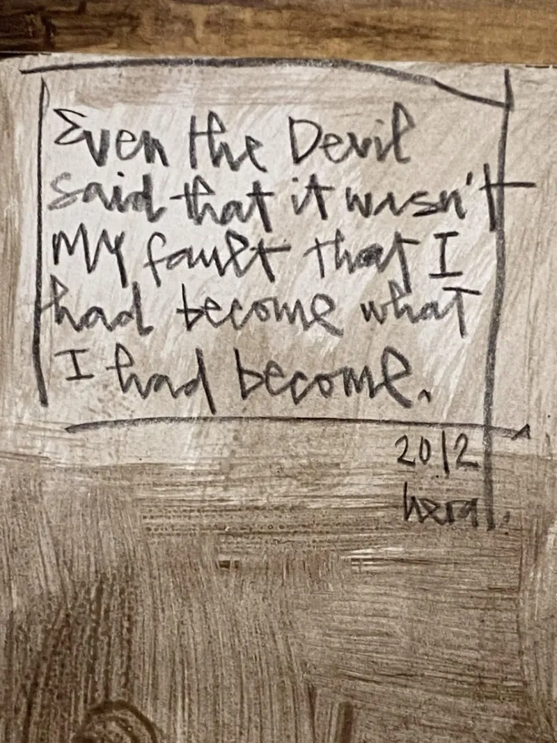 Pamono Herakut, Devil, 2012, Mixed Media> Abstraction
