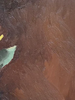 Outlet Pamono Herbert Theurillat, Yellow Tulips, Oil on Canvas