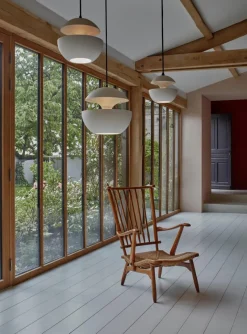 Pamono Here Comes the Sun Large White Pendant Lamp by Bertrand Balas><noscript><img width=