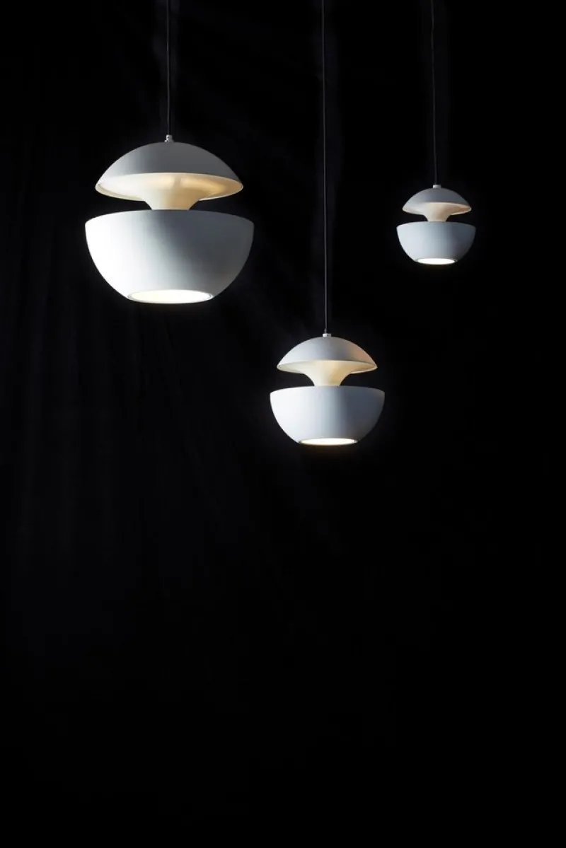 Pamono Here Comes the Sun Large White Pendant Lamp by Bertrand Balas> Ceiling Lights