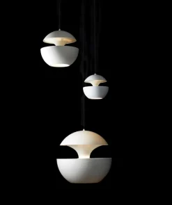 Pamono Here Comes the Sun Medium White Pendant Lamp by Bertrand Balas><noscript><img width=