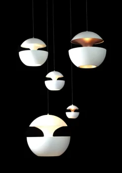 Pamono Here Comes the Sun Medium White Pendant Lamp by Bertrand Balas><noscript><img width=