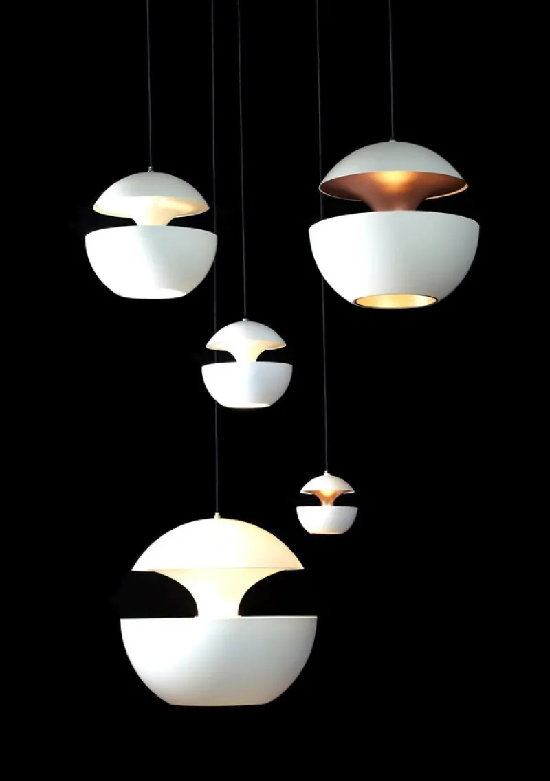 Pamono Here Comes the Sun Medium White Pendant Lamp by Bertrand Balas> Ceiling Lights