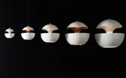 Pamono Here Comes the Sun Medium White Pendant Lamp by Bertrand Balas><noscript><img width=