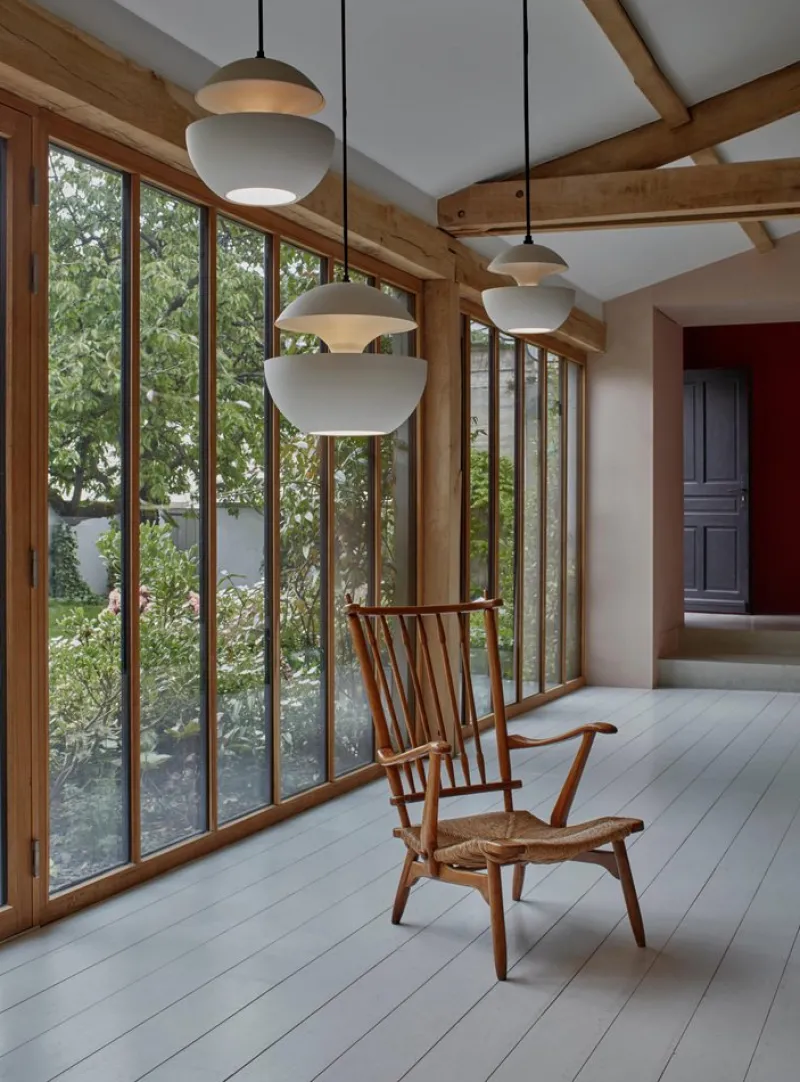 Pamono Here Comes the Sun Medium White Pendant Lamp by Bertrand Balas> Ceiling Lights