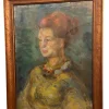 New Pamono Heribert Potuznik, Portrait of Woman, 1920s, Pastel, Framed