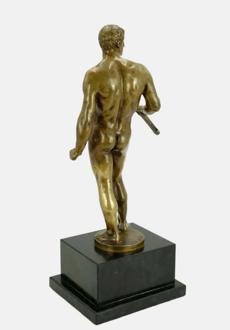 New Pamono Hermann Volz, Naked Warrior with Short Sword, 1935, Bronze