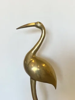 Discount Pamono Heron-Shaped Sculpture, 1970s, Brass