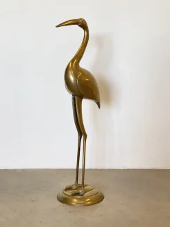 Discount Pamono Heron-Shaped Sculpture, 1970s, Brass