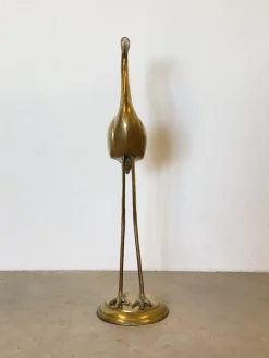 Discount Pamono Heron-Shaped Sculpture, 1970s, Brass