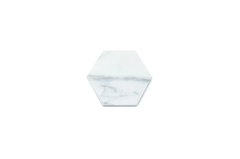 Sale Pamono Hexagonal Green Marble Coasters, Set of 2