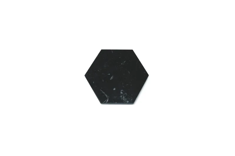 Sale Pamono Hexagonal Green Marble Coasters, Set of 2