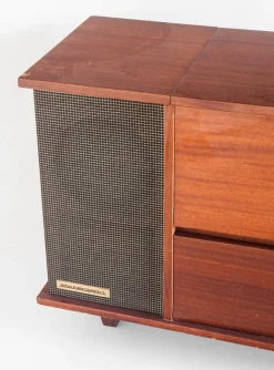 Pamono Hi -Fi Stereoletta Radio and Valves Amplifier by Roselson, Spain, 1960s><noscript><img width=
