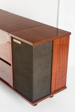 Pamono Hi -Fi Stereoletta Radio and Valves Amplifier by Roselson, Spain, 1960s><noscript><img width=