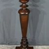 Pamono High Column in Walnut and Marble, 1920> Pedestals And Columns