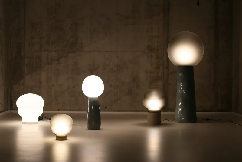 Clearance Pamono High Kokeshi Lamp from Pulpo